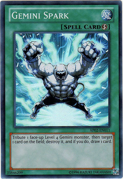 Gemini Spark [AP02-EN011] Super Rare | Tables and Towers