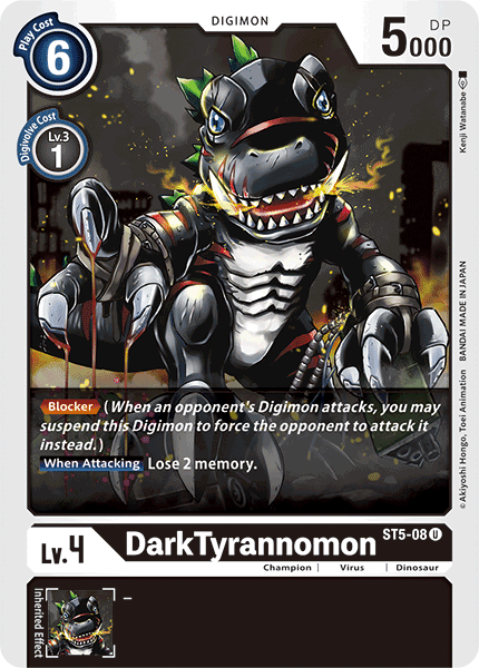 DarkTyrannomon [ST5-08] [Starter Deck: Machine Black] | Tables and Towers