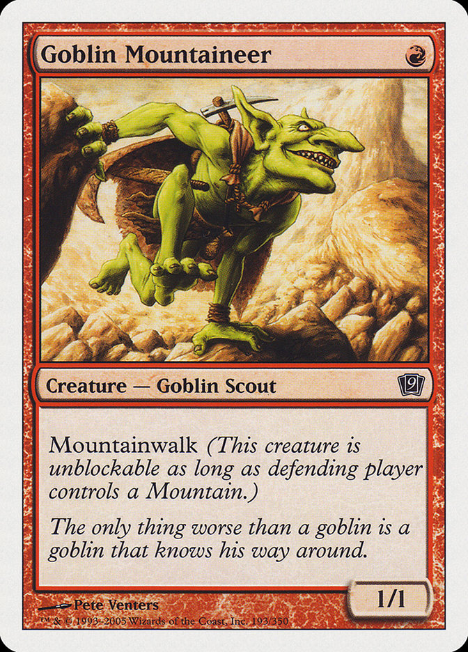 Goblin Mountaineer [Ninth Edition] | Tables and Towers