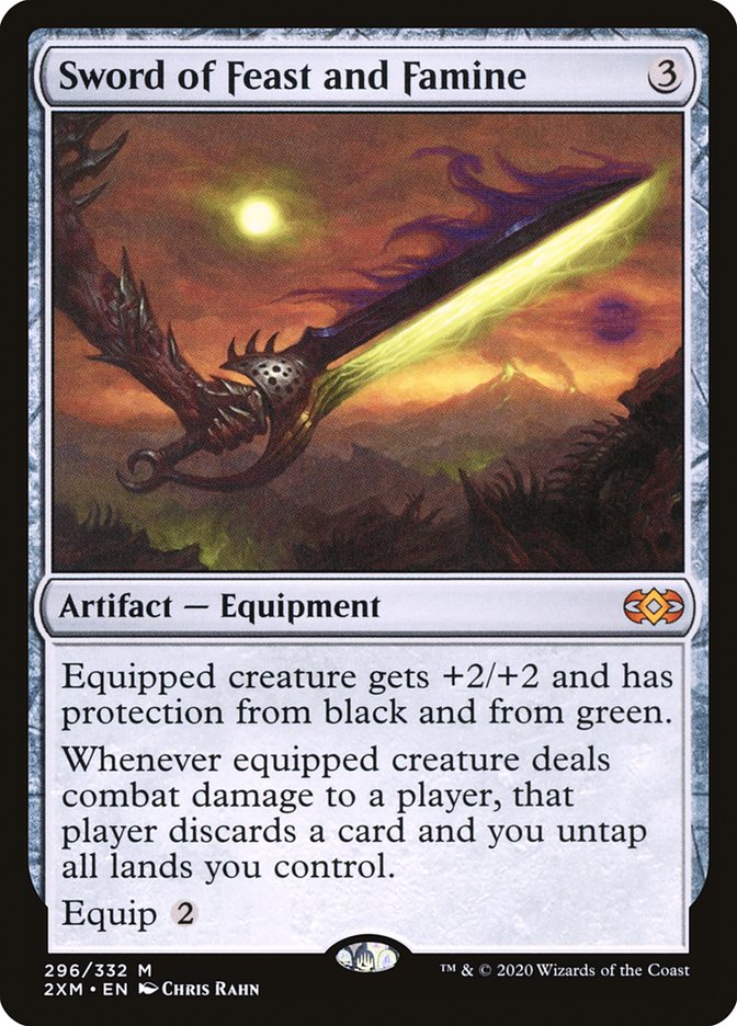 Sword of Feast and Famine [Double Masters] | Tables and Towers