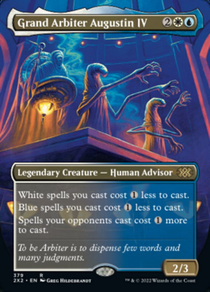Grand Arbiter Augustin IV (Borderless Alternate Art) [Double Masters 2022] | Tables and Towers