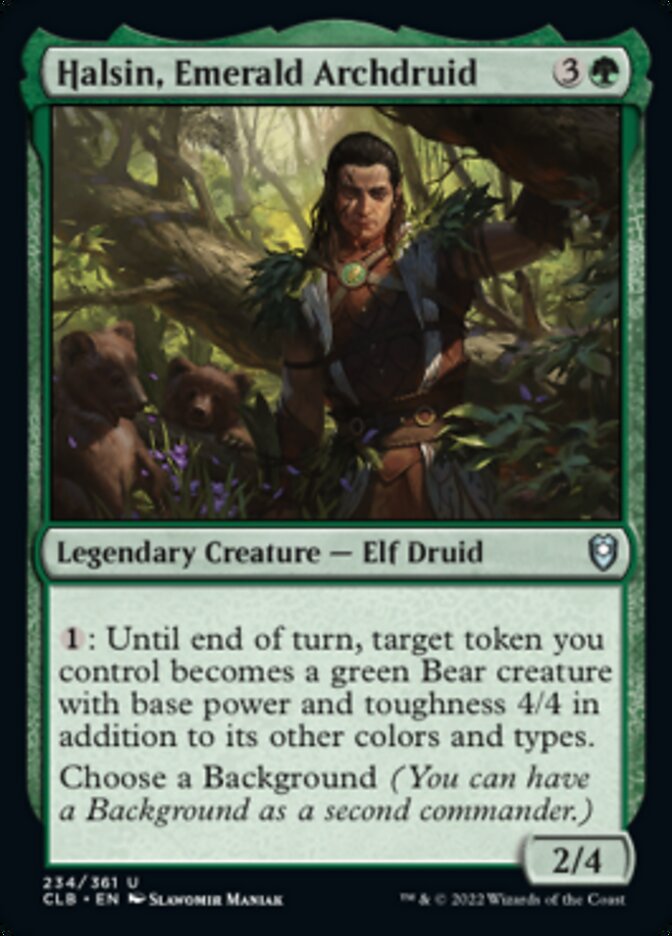 Halsin, Emerald Archdruid [Commander Legends: Battle for Baldur's Gate] | Tables and Towers