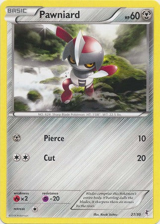 Pawniard (21/30) [XY: Trainer Kit 1 - Bisharp] | Tables and Towers