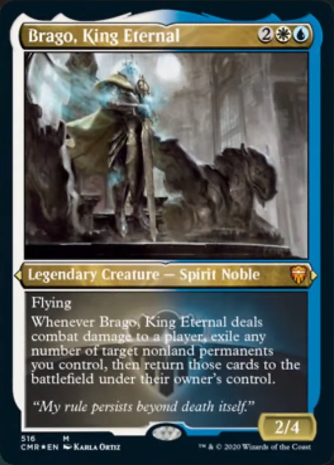 Brago, King Eternal (Etched) [Commander Legends] | Tables and Towers