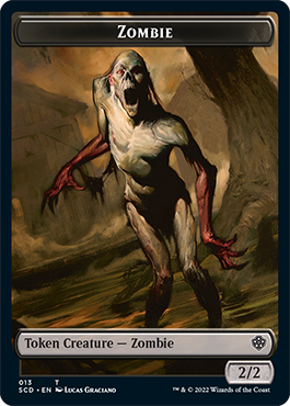 Ogre // Zombie Double-Sided Token [Starter Commander Decks] | Tables and Towers