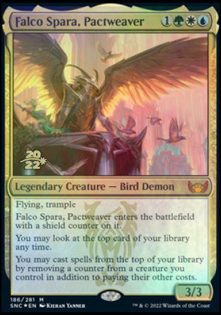 Falco Spara, Pactweaver [Streets of New Capenna Prerelease Promos] | Tables and Towers