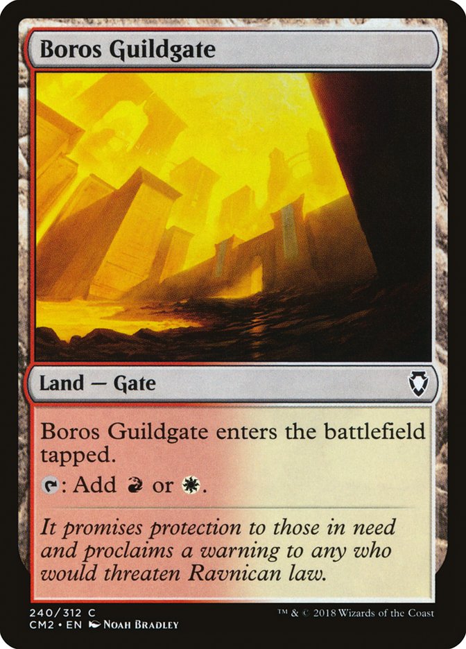 Boros Guildgate [Commander Anthology Volume II] | Tables and Towers