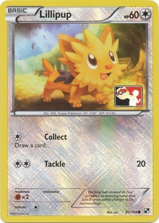 Lillipup (81/114) (League Promo) [Black & White: Base Set] | Tables and Towers