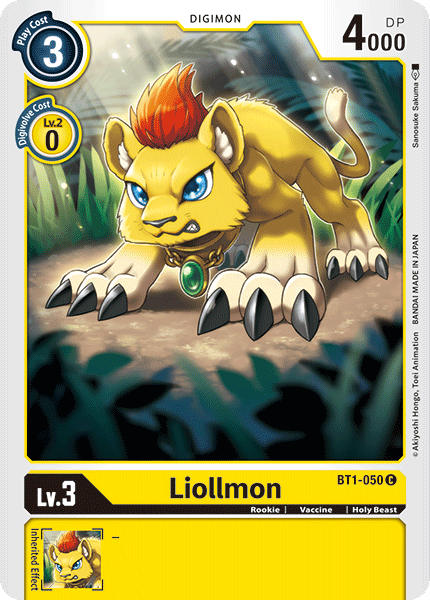 Liollmon [BT1-050] [Release Special Booster Ver.1.0] | Tables and Towers