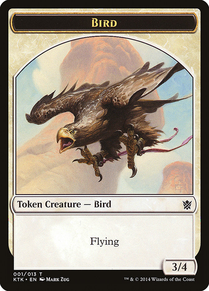 Bird Token [Khans of Tarkir Tokens] | Tables and Towers