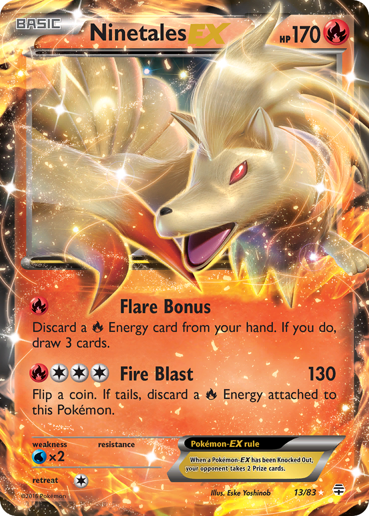 Ninetales EX (13/83) [XY: Generations] | Tables and Towers