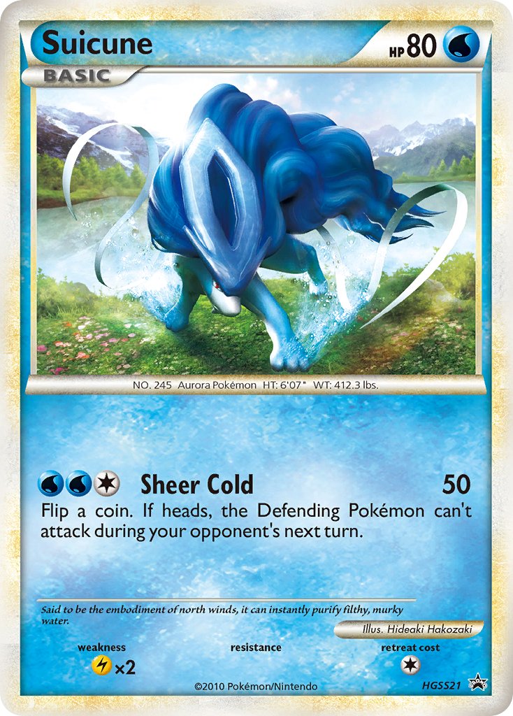 Suicune (HGSS21) [HeartGold & SoulSilver: Black Star Promos] | Tables and Towers