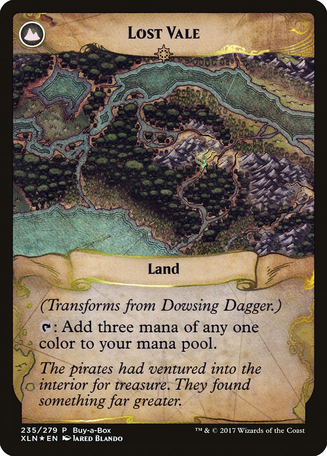 Dowsing Dagger // Lost Vale (Buy-A-Box) [Ixalan Treasure Chest] | Tables and Towers