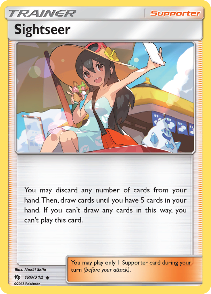 Sightseer (189/214) [Sun & Moon: Lost Thunder] | Tables and Towers