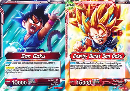 Son Goku // Energy Burst Son Goku (BT4-001) [Colossal Warfare] | Tables and Towers