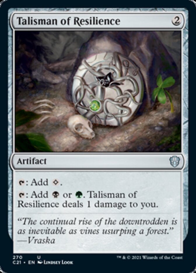 Talisman of Resilience [Commander 2021] | Tables and Towers