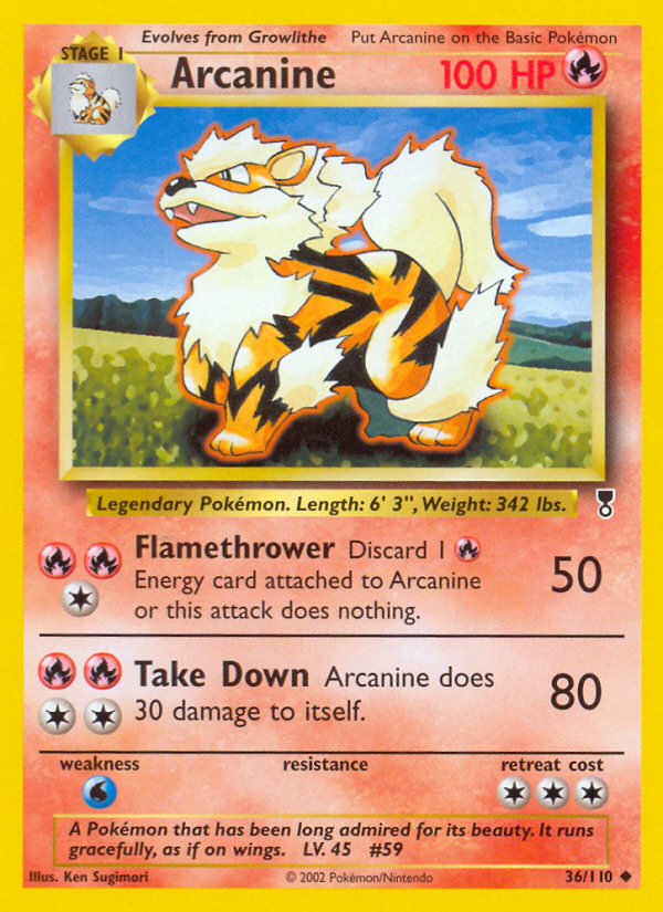 Arcanine (36/110) [Legendary Collection] | Tables and Towers