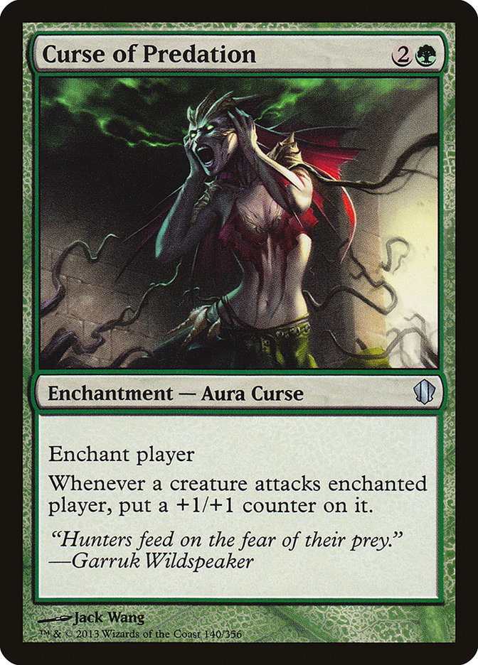 Curse of Predation [Commander 2013] | Tables and Towers