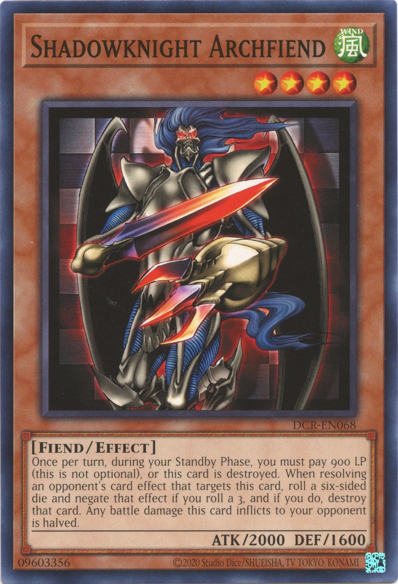 Shadowknight Archfiend (25th Anniversary) [DCR-EN068] Common | Tables and Towers