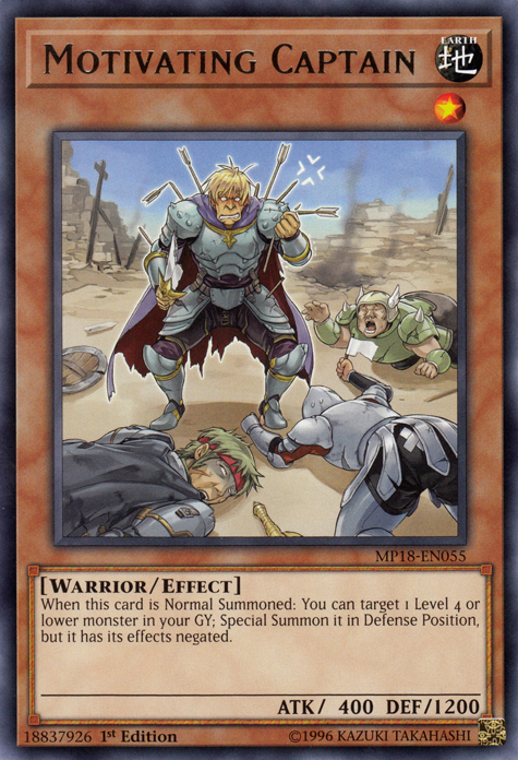 Motivating Captain [MP18-EN055] Rare | Tables and Towers