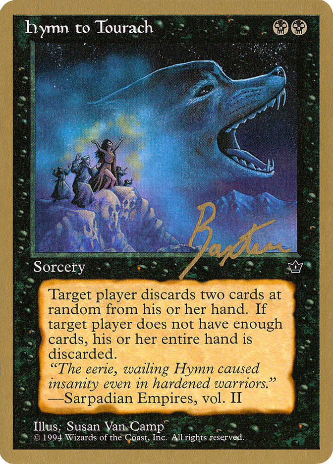 Hymn to Tourach (Wolf) (George Baxter) [Pro Tour Collector Set] | Tables and Towers