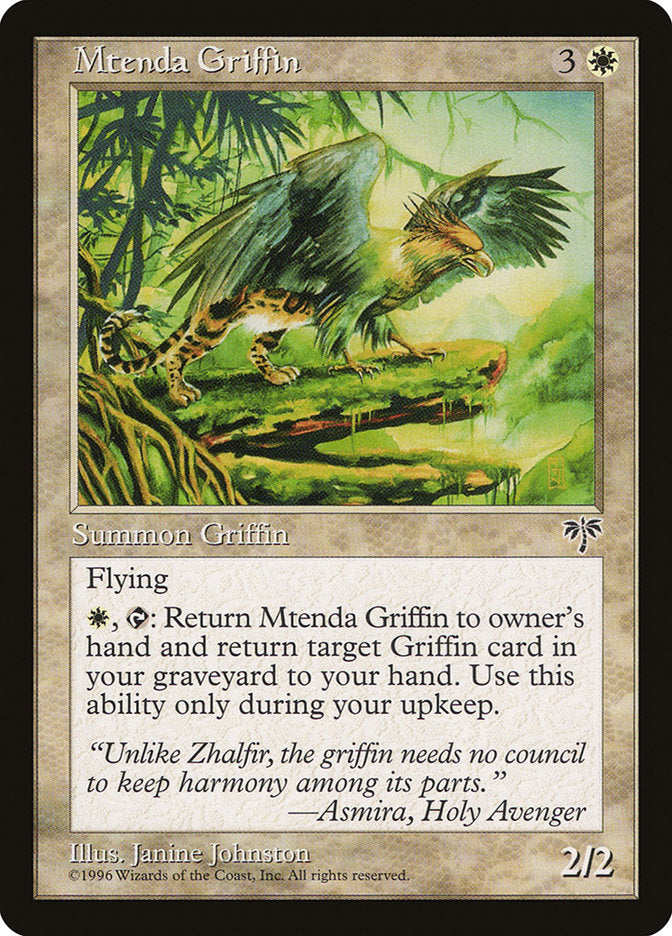 Mtenda Griffin [Mirage] | Tables and Towers