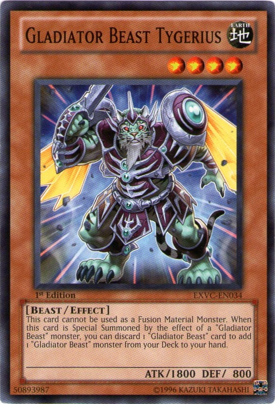 Gladiator Beast Tygerius [EXVC-EN034] Common | Tables and Towers