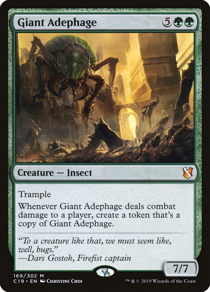 Giant Adephage [Commander 2019] | Tables and Towers