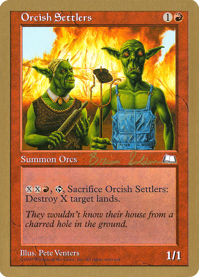 Orcish Settlers (Brian Selden) [World Championship Decks 1998] | Tables and Towers