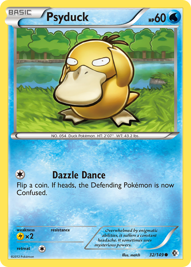 Psyduck (32/149) [Black & White: Boundaries Crossed] | Tables and Towers