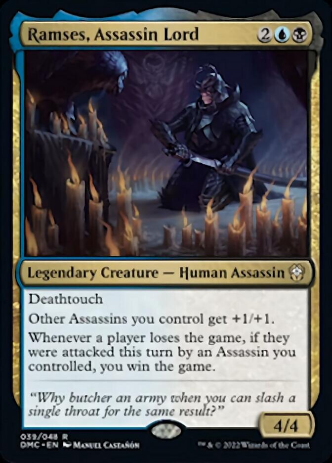 Ramses, Assassin Lord [Dominaria United Commander] | Tables and Towers