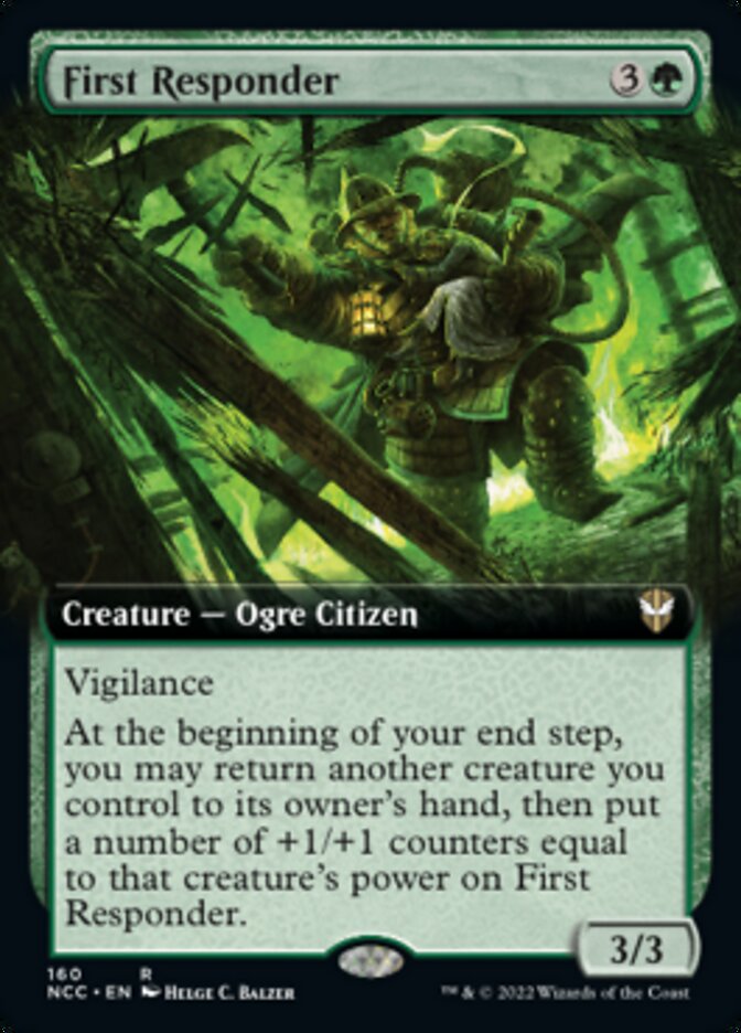 First Responder (Extended Art) [Streets of New Capenna Commander] | Tables and Towers