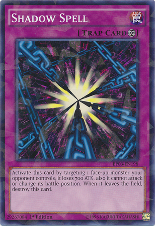 Shadow Spell [BP03-EN198] Shatterfoil Rare | Tables and Towers