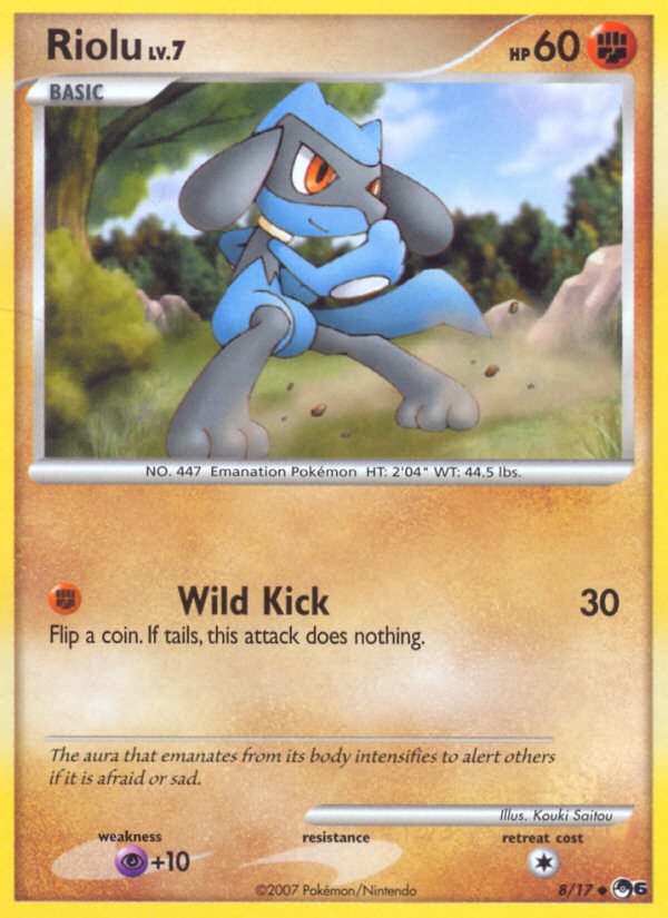 Riolu (8/17) [POP Series 6] | Tables and Towers