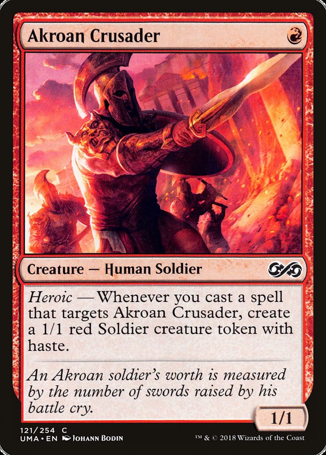 Akroan Crusader [Ultimate Masters] | Tables and Towers