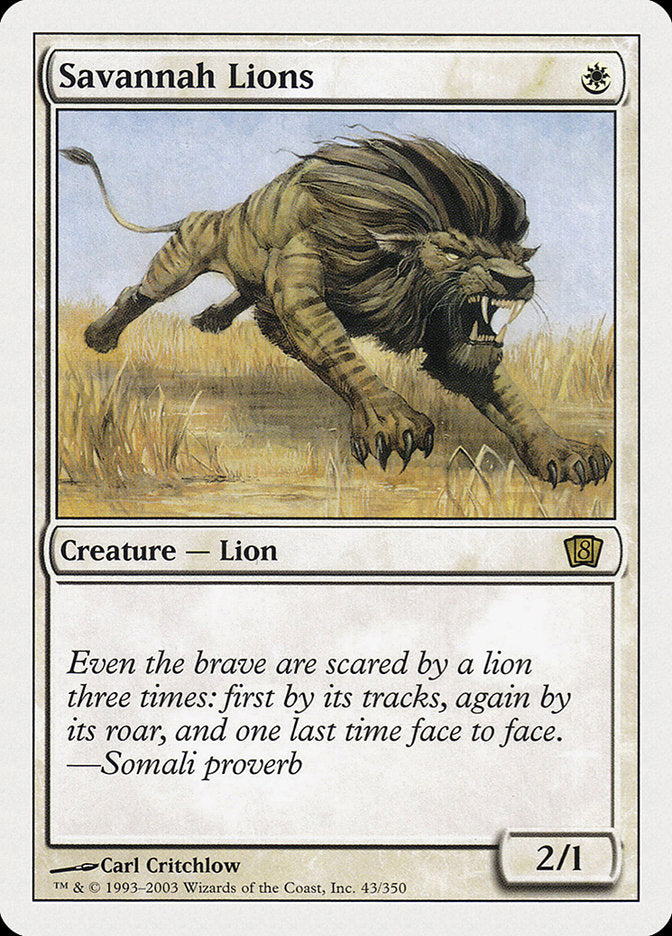 Savannah Lions [Eighth Edition] | Tables and Towers