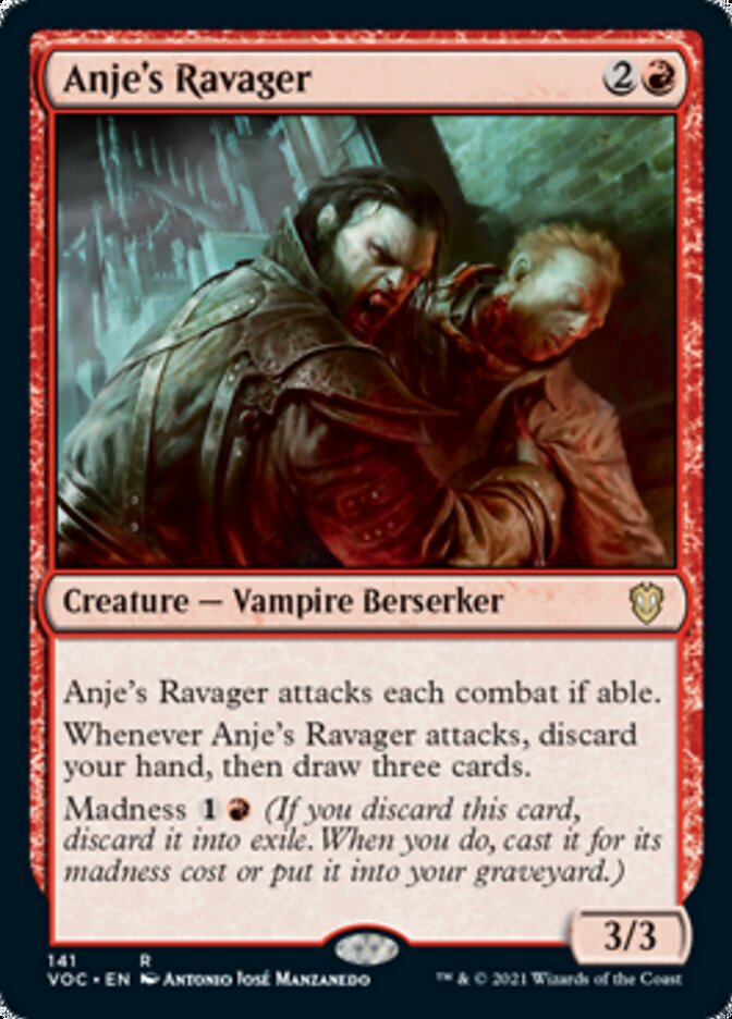 Anje's Ravager [Innistrad: Crimson Vow Commander] | Tables and Towers