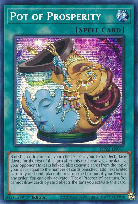 Pot of Prosperity [MP22-EN037] Prismatic Secret Rare | Tables and Towers