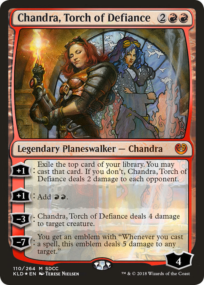 Chandra, Torch of Defiance [San Diego Comic-Con 2018] | Tables and Towers