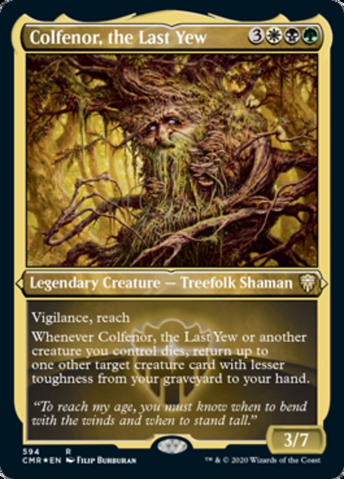 Colfenor, the Last Yew (Etched) [Commander Legends] | Tables and Towers