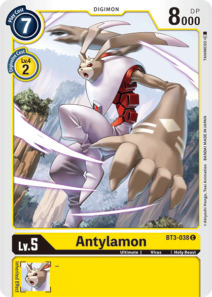 Antylamon [BT3-038] [Release Special Booster Ver.1.5] | Tables and Towers