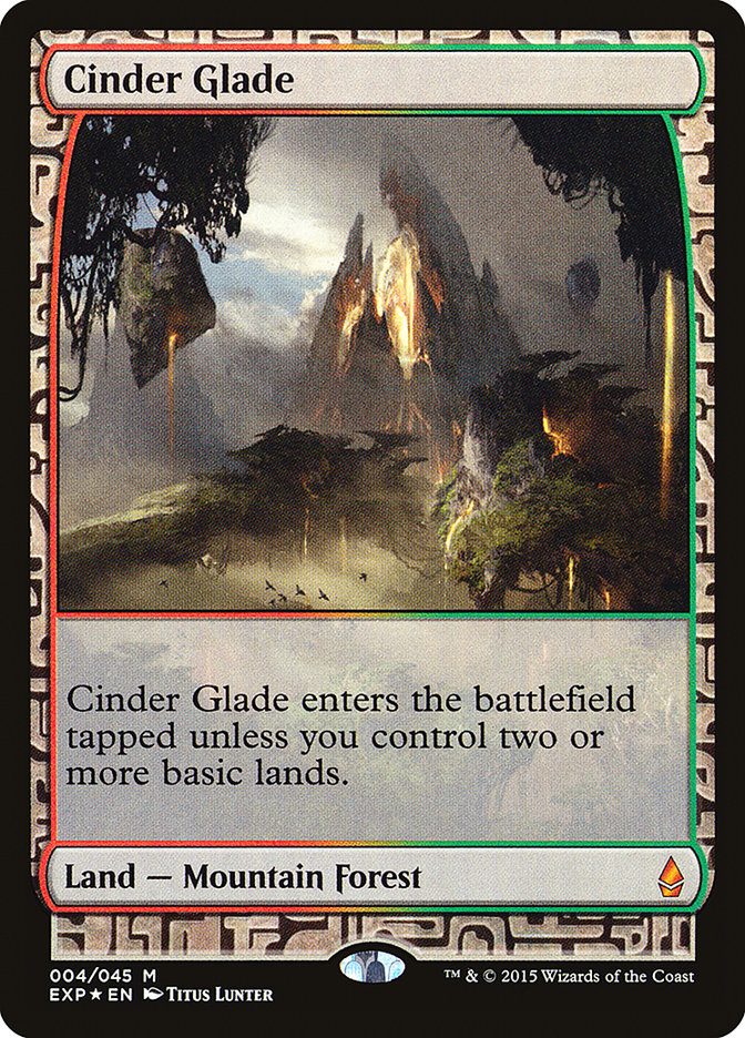 Cinder Glade [Zendikar Expeditions] | Tables and Towers