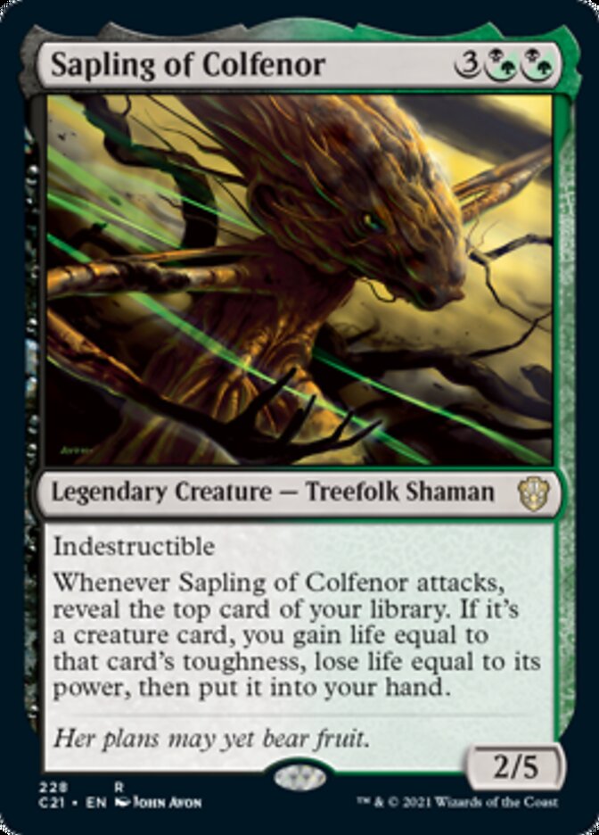 Sapling of Colfenor [Commander 2021] | Tables and Towers