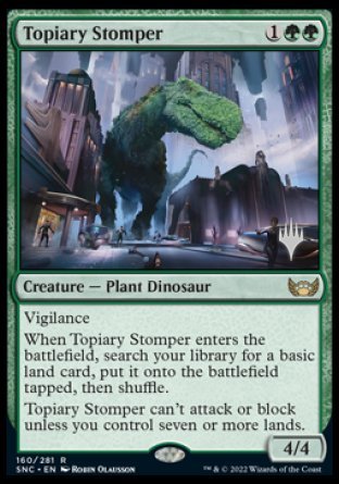 Topiary Stomper (Promo Pack) [Streets of New Capenna Promos] | Tables and Towers