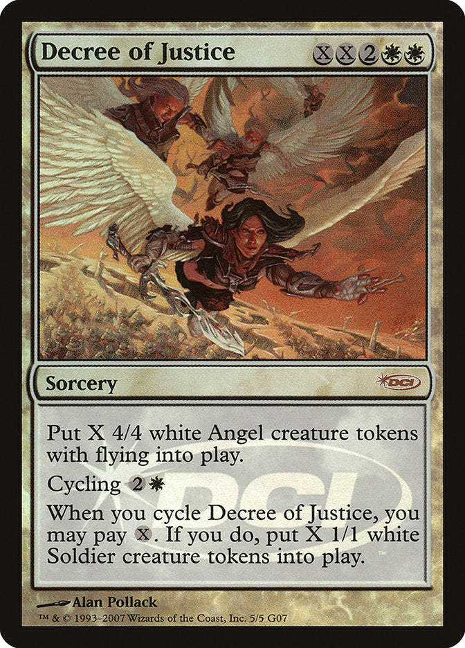 Decree of Justice [Judge Gift Cards 2007] | Tables and Towers