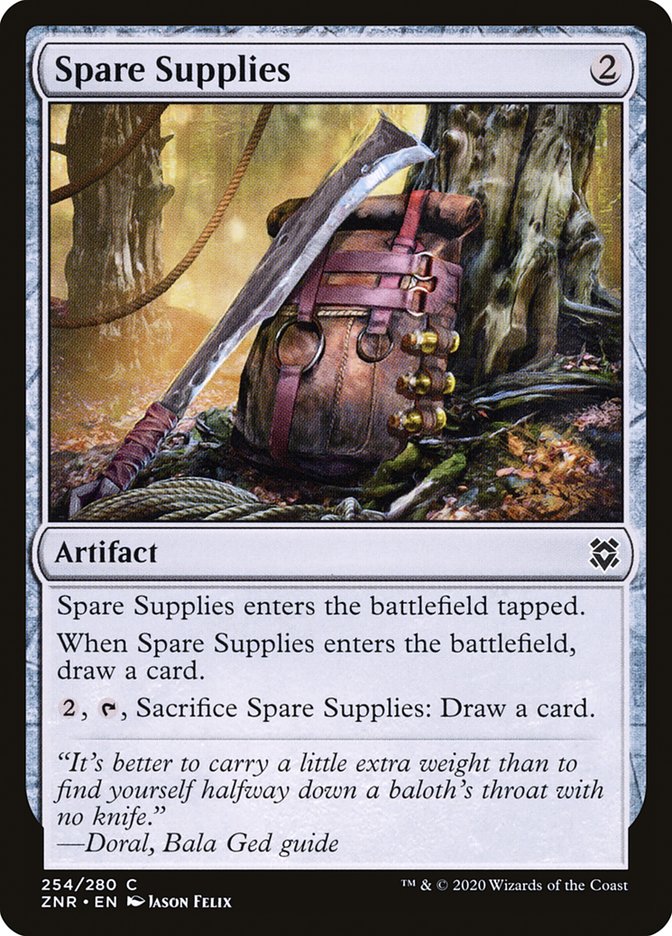 Spare Supplies [Zendikar Rising] | Tables and Towers