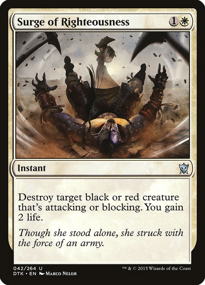 Surge of Righteousness [Dragons of Tarkir] | Tables and Towers
