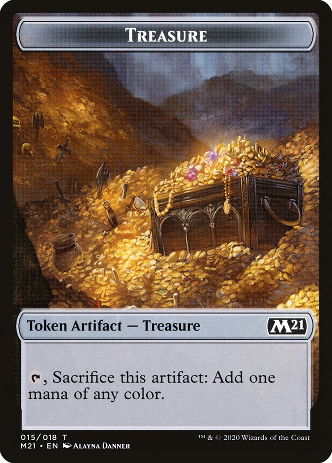 Treasure Token [Core Set 2021 Tokens] | Tables and Towers