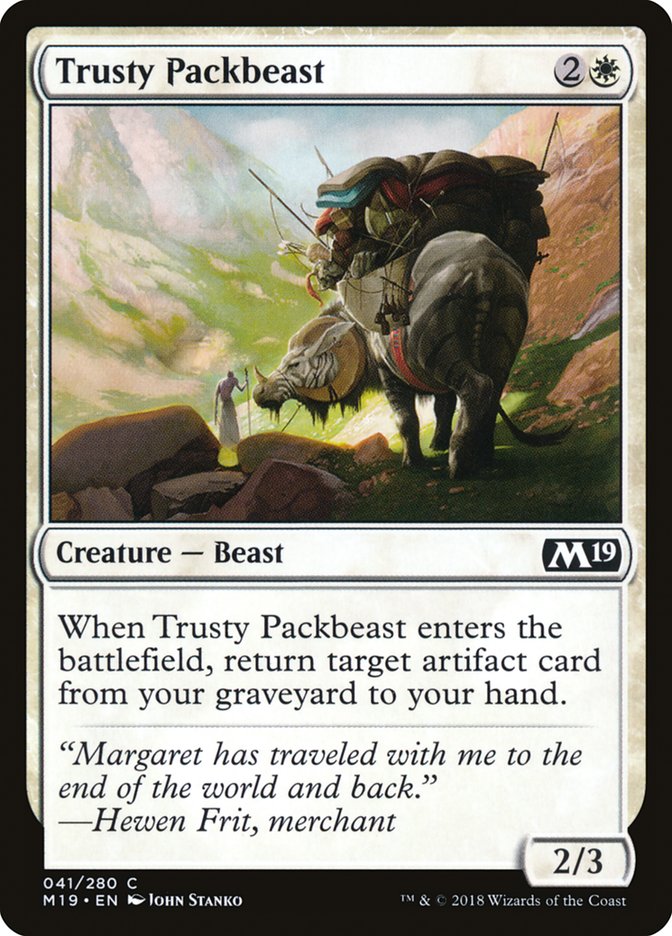 Trusty Packbeast [Core Set 2019] | Tables and Towers