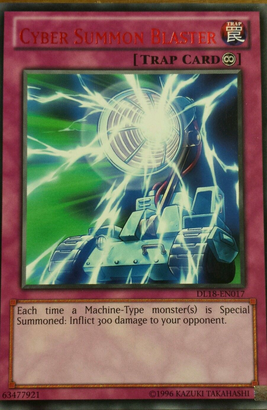 Cyber Summon Blaster (Red) [DL18-EN017] Rare | Tables and Towers